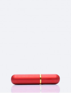 Inhalateur de poppers rouge en aluminium