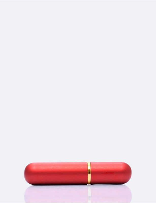 Inhalateur de poppers rouge en aluminium
