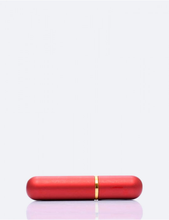 Inhalateur de poppers rouge en aluminium