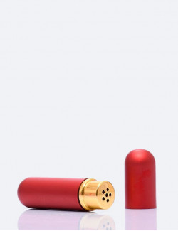 Inhalateur de poppers rouge en aluminium