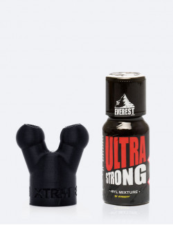 Pack Poppers Ultra Strong 15ml + Bouchon XTRM