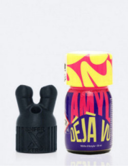 Pack poppers Déjà Vu 30 ml + Inhalateur XTRM