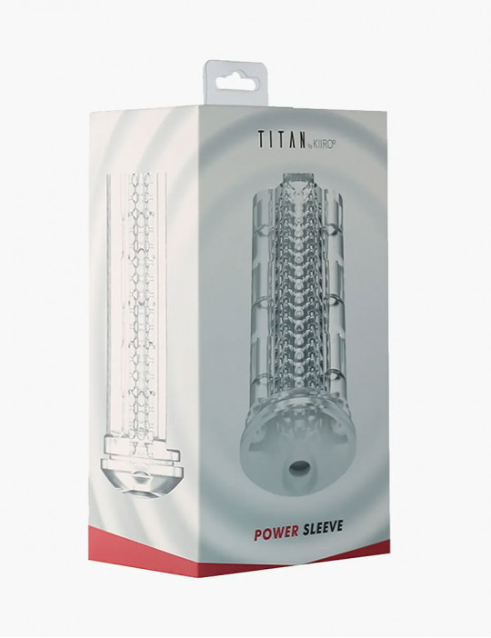 Etui anal Sleeve Power﻿ pour masturbateur Titan - Kiiroo