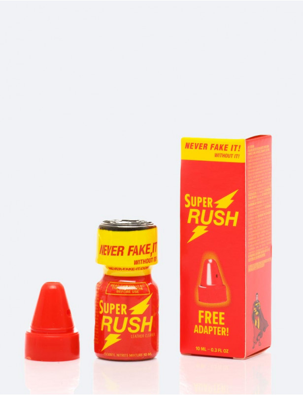 Poppers Super Rush 10 ml avec bouchon inhalateur
