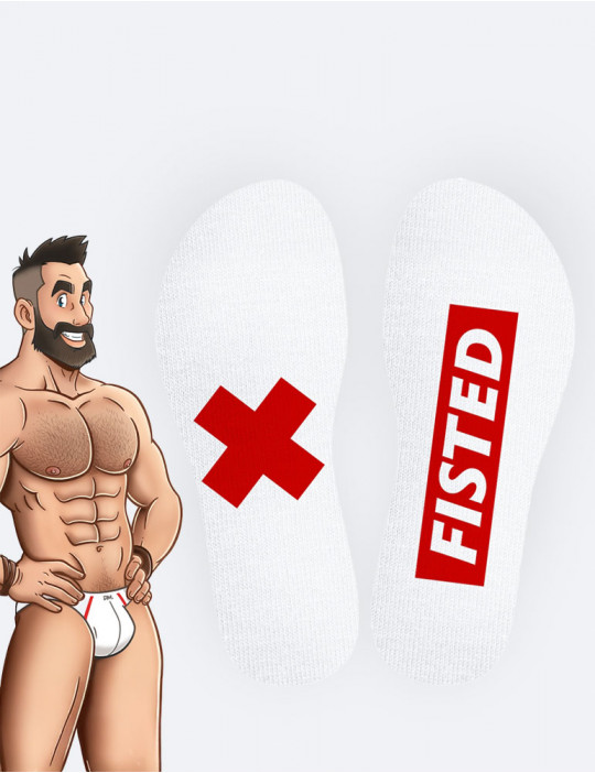 Vue de face : Chaussettes "Fisted" - SneakXX