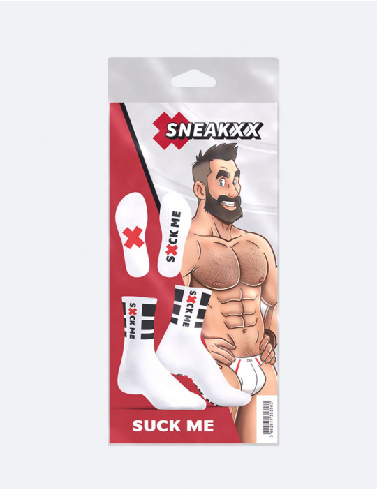 Packaging des Chaussettes "Suck Me" - SneakXX