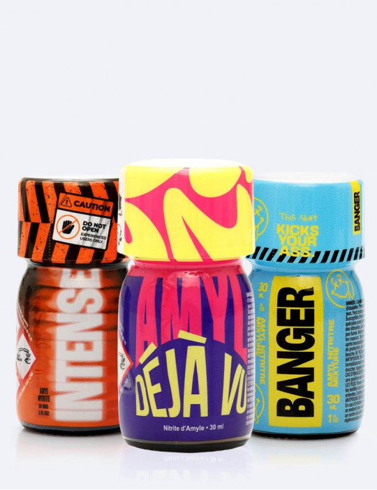 Pack Poppers Trio Connaisseurs XL -  30 ml