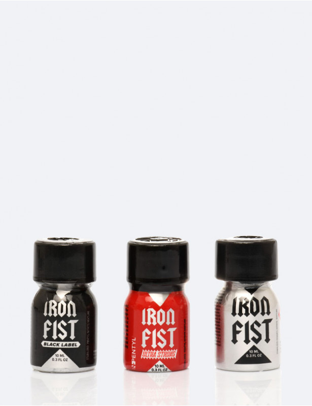 Pack 3 poppers Iron Fist 10 ml