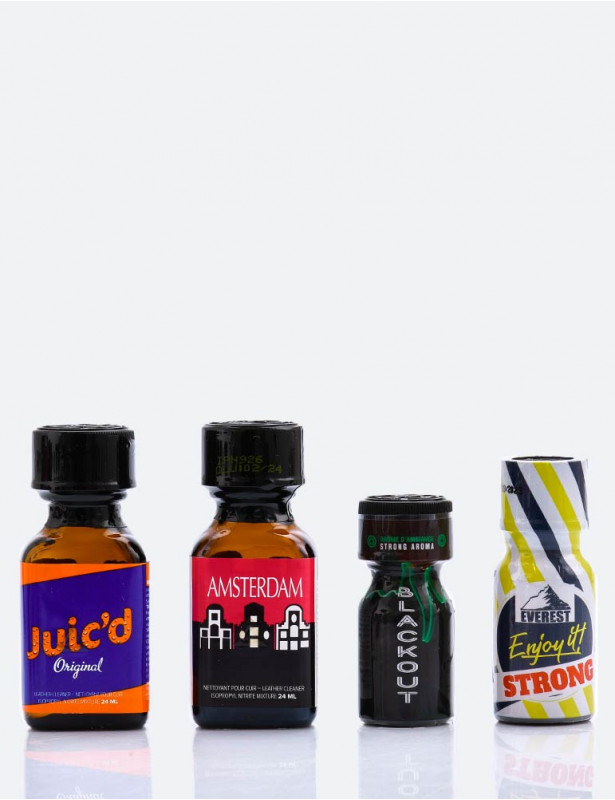 Pack Découverte 4 poppers débutants