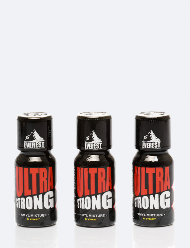 Pack poppers Ultra Strong - 15 ml x3