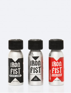 Pack 3 Poppers Iron Fist 24 ml