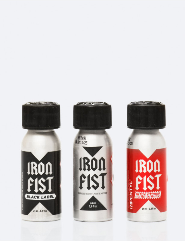 Pack 3 Poppers Iron Fist 24 ml