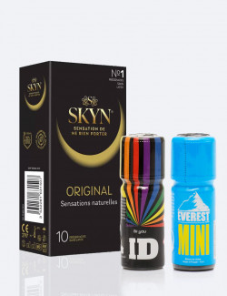 Pack Safe : Poppers + Préservatifs
