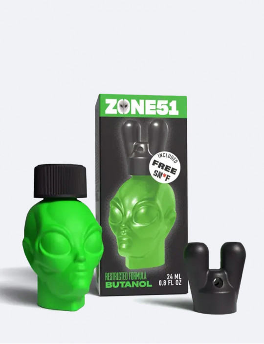 Poppers butanol Alien Green 24 ml - Zone 51