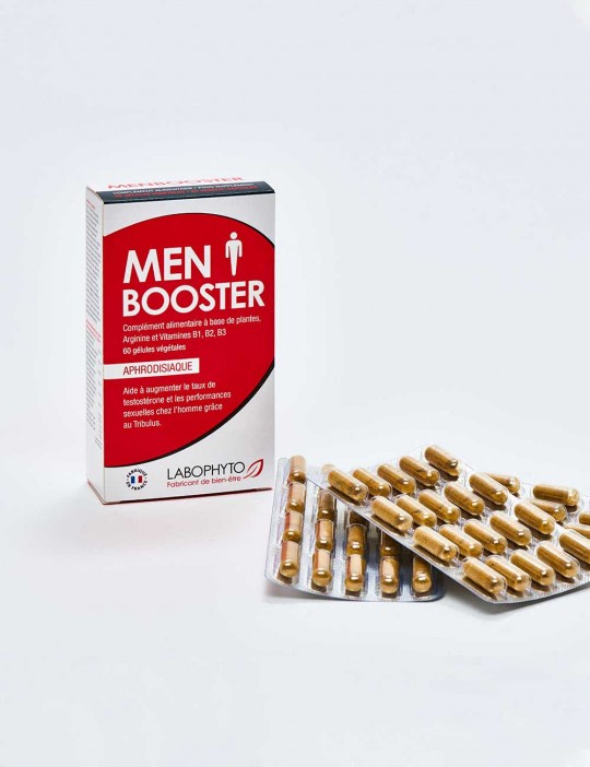 Stimulant sexuel fabriqué en France Men Booster 60 gélules détail