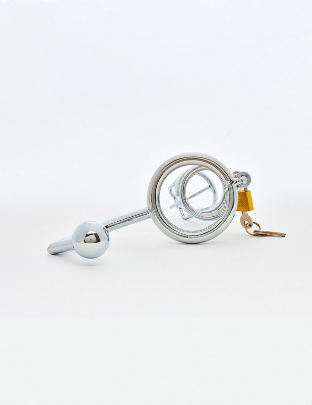 Cage de chasteté en métal Metal détail