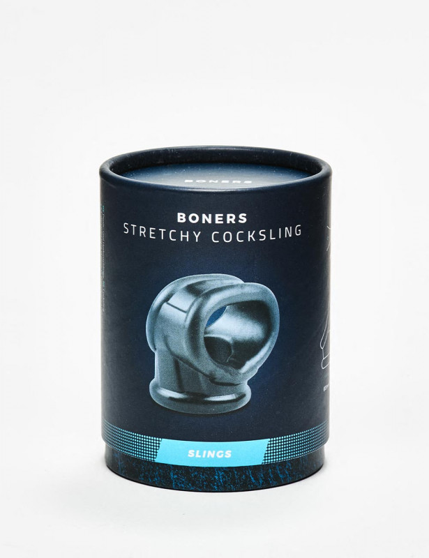 Cockring silicone 2 in 1 Boners Stretchy cocksling packaging