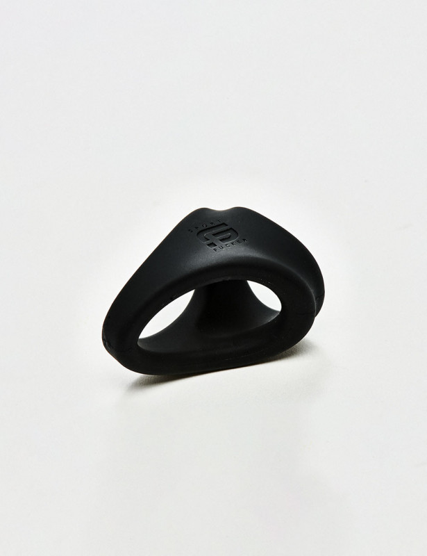 Cockring Liquid Silicone Freeballer noir détail