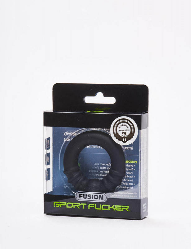 Cockring silicone steel fusion holeshot taille regular packaging