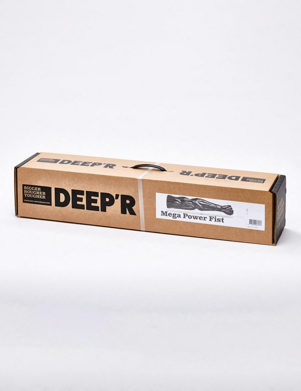 Gode DEEP'R Mega Power Fist noir packaging