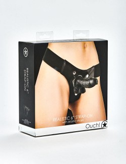 Gode ceinture Silicone Strap On Smooth packaging