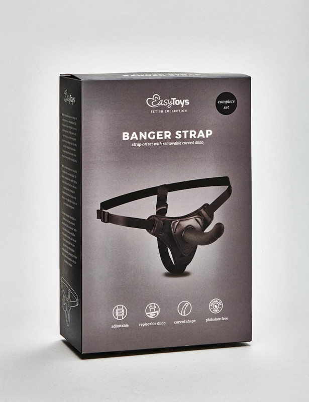 Gode ceinture réaliste Banger Strap packaging