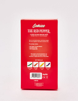 Vibromasseur Gemuse piment rouge packaging dos