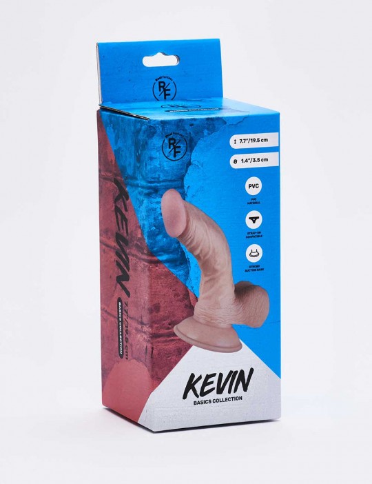 Gode réaliste Kevin 19,5cm packaging