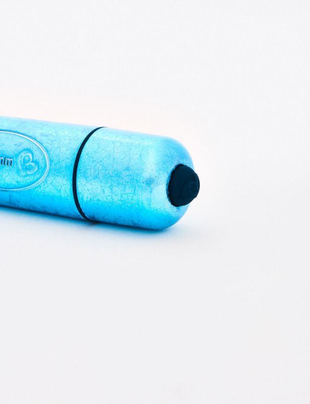 Vibromasseur ROCKS OFF RO-120 Frosted Fleur Bilzzard détail bouton