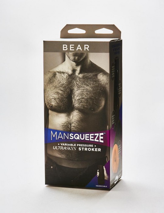 Masturbateur Homme Main Squeeze Bear Ass packaging