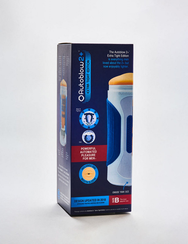Masturbateur réaliste AUTOBLOW - 2 PLUS XT MASTURBATOR & SLEEVE B packaging