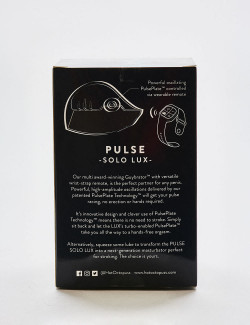 Masturbateur vibrant Hot Octopuss Pulse Solo Lux Packaging dos