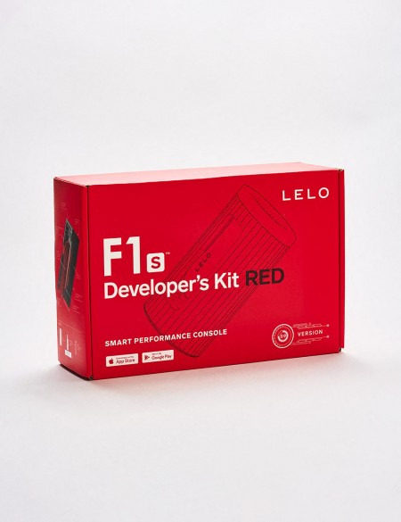Masturbateur connecté LELO - F1S DEVELOPERS KIT MASTURBATOR RED packaging