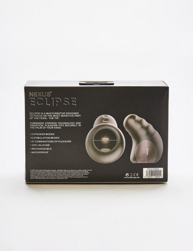 Masturbateur vibrant Nexus Eclipse Vibrating packaging vue de dos