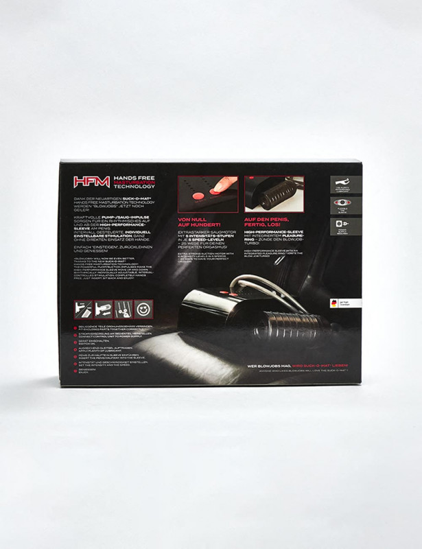Masturbateur Automatique  Suck-O-Mat packaging dos
