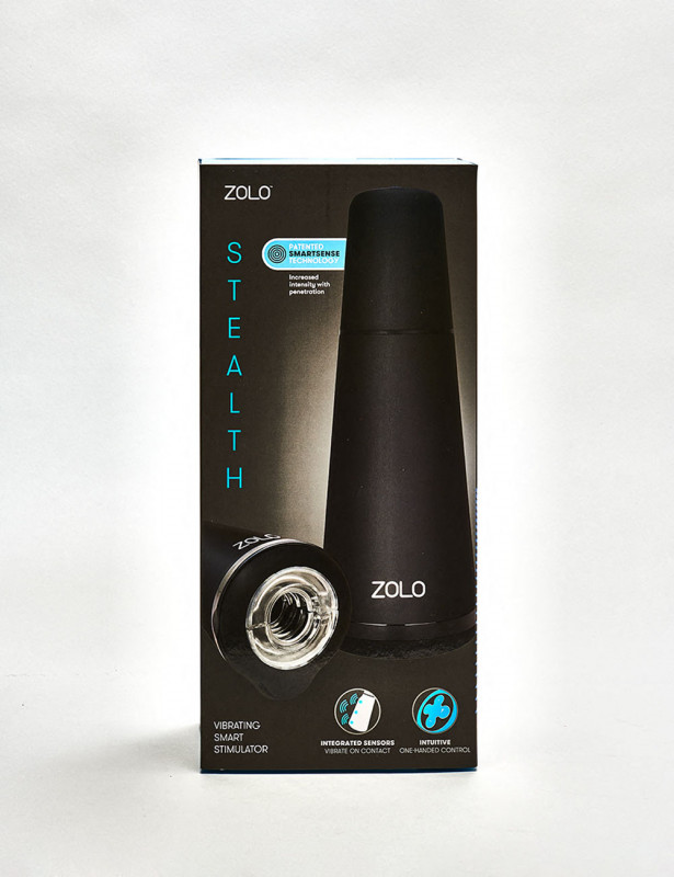 Masturbateur vibrant ZOLO Stealth Masturbator packaging Masturbateur vibrant ZOLO Stealth Masturbator packaging