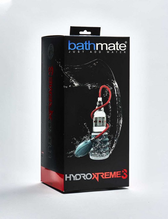 Pompe à pénis BATHMATE - HYDROXTREME3 packaging