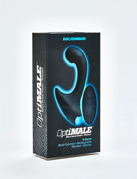 Stimulateur de prostate OptiMALE P-Curve packaging