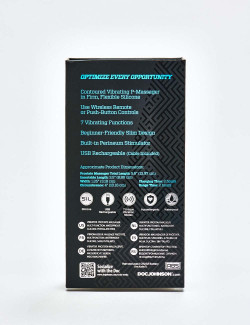 Stimulateur de prostate OptiMALE P-Curve packaging dos