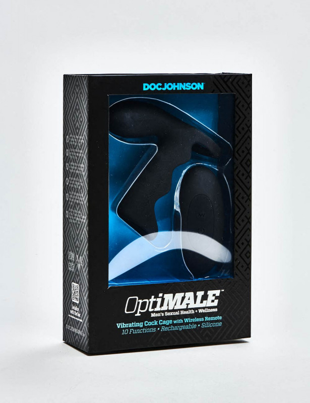 Cage pénienne vibrante OptiMALE packaging Cage pénienne vibrante OptiMALE packaging