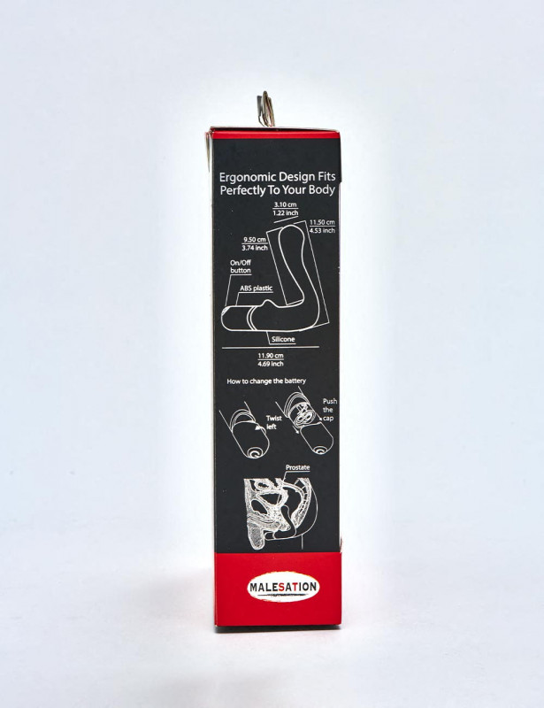 Stimulateur prostate Malesation Anal Stimulator packaging côté