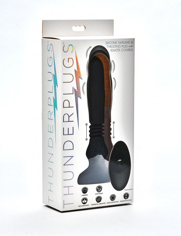 Plug Anal Noir Thunder Plugs packaging Plug Anal Noir Thunder Plugs packaging