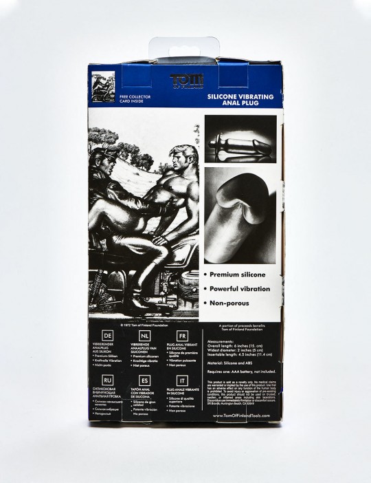 Plug Anal Vibrant Tom Of Finland packaging dos