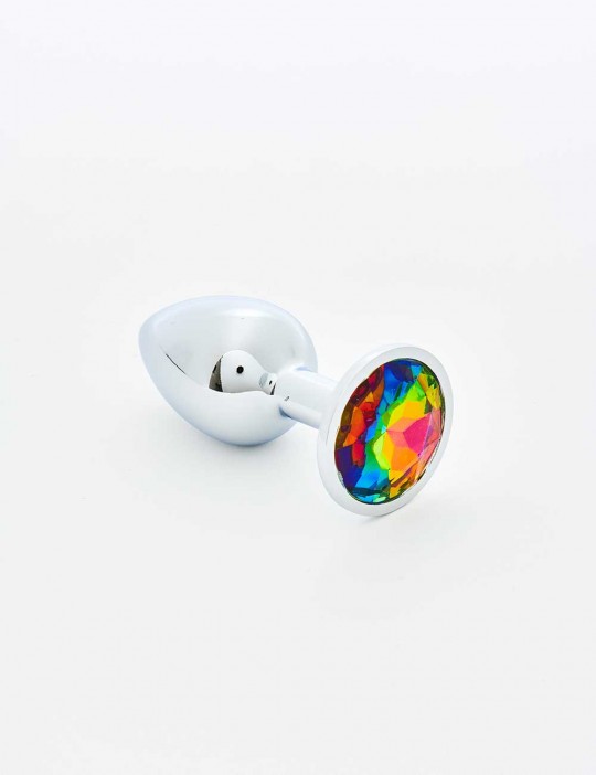 Plug anal bijou Rainbow taille S packaging vue 2