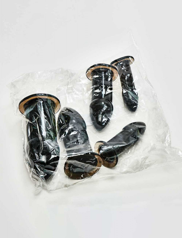 Kit Plug Anal 5 Pièces Noir packaging