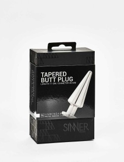 Plug anal Tapered Métal 11 cm packaging