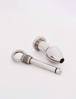 Plug anal Tunnel Sinner en métal ouvert