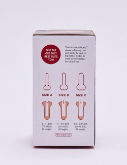 Gaine pour masturbateur Autoblow 2 plus XT - Taille C packaging côté