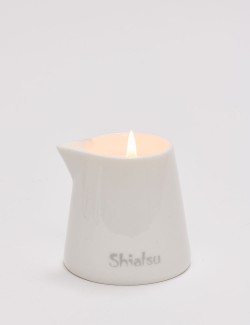 Bougie de massage Shiatsu à l'odeur de patchouli de 130ml