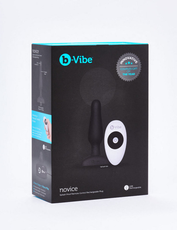 Plug anal vibrant b-vibe Novice packaging